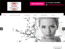 Tablet Screenshot of orchidskinclinic.com